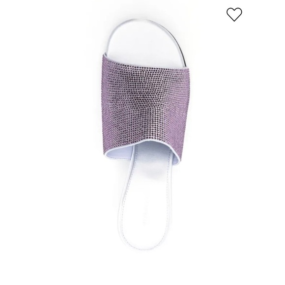 Givenchy G cube Lavender shimmer 70mm Mules - Picture 4 of 5